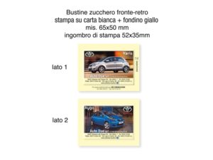 Bustina zucchero autodue